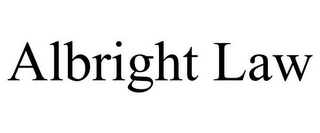 ALBRIGHT LAW