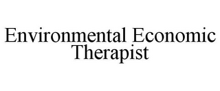 ENVIRONMENTAL ECONOMIC THERAPIST