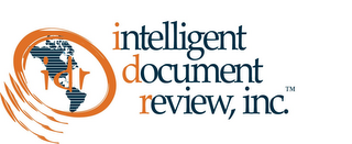 IDR INTELLIGENT DOCUMENT REVIEW, INC.