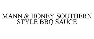 MANN & HONEY SOUTHERN STYLE BBQ SAUCE