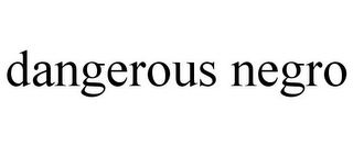 DANGEROUS NEGRO