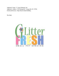 GLITTER FRESH SMALL PET BEDDING