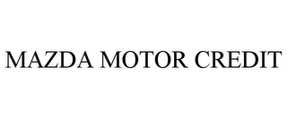 MAZDA MOTOR CREDIT