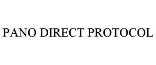 PANO DIRECT PROTOCOL