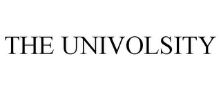 THE UNIVOLSITY