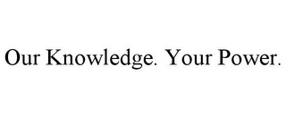 OUR KNOWLEDGE. YOUR POWER.