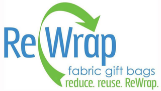 REWRAP FABRIC GIFT BAGS REDUCE. REUSE. REWRAP.