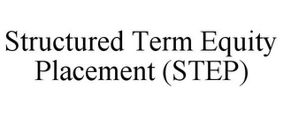 STRUCTURED TERM EQUITY PLACEMENT (STEP)