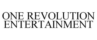 ONE REVOLUTION ENTERTAINMENT