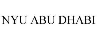 NYU ABU DHABI