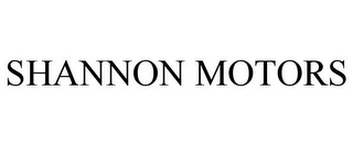 SHANNON MOTORS