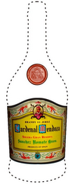 CARDENAL MENDOZA BRANDY DE JEREZ SOLERA GRAN RESERVA SANCHEZ ROMATE HNOS. PRODUCE OF SPAIN C