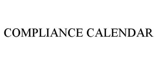 COMPLIANCE CALENDAR