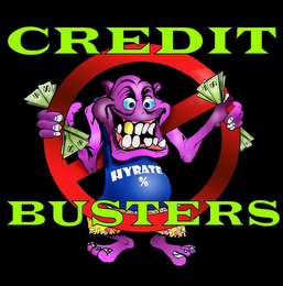 CREDIT BUSTERS HYRATE %