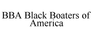 BBA BLACK BOATERS OF AMERICA