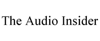 THE AUDIO INSIDER