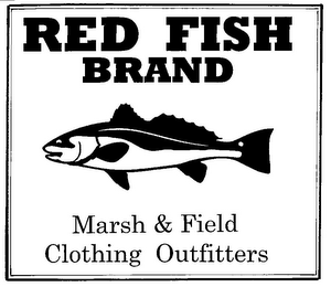 RED FISH BRAND MARSH & FIELD CLOTHING OUTFITTERS