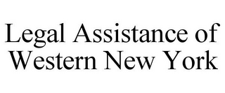 LEGAL ASSISTANCE OF WESTERN NEW YORK