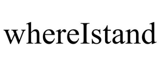 WHEREISTAND
