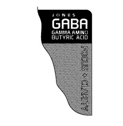 JONES GABA GAMMA AMINO BUTYRIC ACID FOCUS + CLARITY