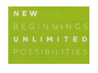 NEW BEGINNINGS UNLIMITED POSSIBILITIES