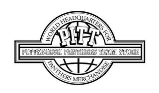 PITT PITTSBURGH PANTHERS TEAM STORE WORLD HEADQUARTERS FOR PANTHERS MERCHANDISE