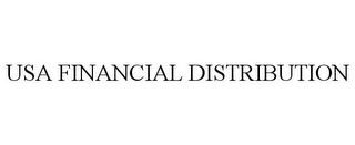 USA FINANCIAL DISTRIBUTION