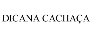 DICANA CACHAÇA