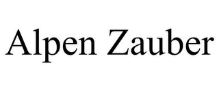 ALPEN ZAUBER