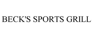 BECK'S SPORTS GRILL