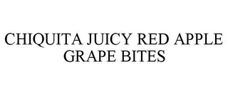 CHIQUITA JUICY RED APPLE GRAPE BITES