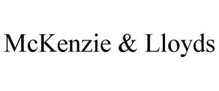 MCKENZIE & LLOYDS