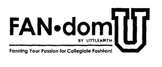 FAN·DOM U BY LITTLEARTH FANNING YOUR PASSION FOR COLLEGIATE FASHION!