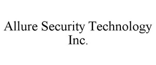 ALLURE SECURITY TECHNOLOGY INC.