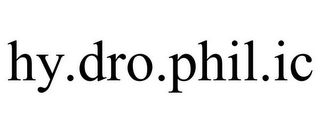 HY.DRO.PHIL.IC