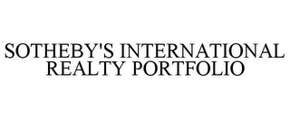 SOTHEBY'S INTERNATIONAL REALTY PORTFOLIO