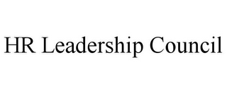 HR LEADERSHIP COUNCIL