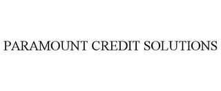 PARAMOUNT CREDIT SOLUTIONS