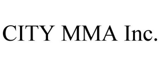 CITY MMA INC.