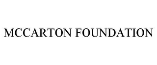 MCCARTON FOUNDATION