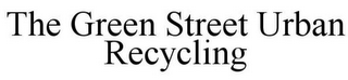 STREET URBAN RECYCLING SOLUTIONS, INC. THE GREEN STREET