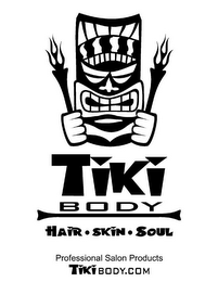 TIKI BODY HAIR · SKIN · SOUL PROFESSIONAL SALON PRODUCTS TIKIBODY.COM