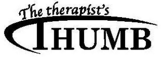 THE THERAPIST'S THUMB