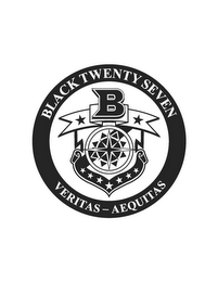 BLACK TWENTY SEVEN B VERITAS-AEQUITAS