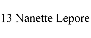 13 NANETTE LEPORE