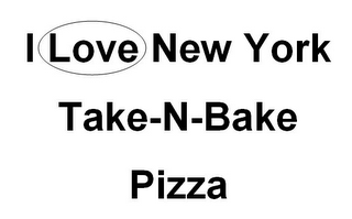 I LOVE NEW YORK TAKE-N-BAKE PIZZA