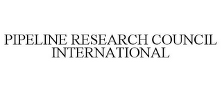 PIPELINE RESEARCH COUNCIL INTERNATIONAL