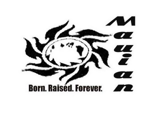 MAUIAN BORN. RAISED. FOREVER.