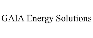 GAIA ENERGY SOLUTIONS