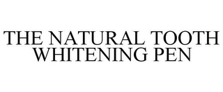 THE NATURAL TOOTH WHITENING PEN